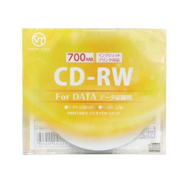 (܂Ƃ)VERTEX CD-RW(Data) JԂL^p 700MB 1-4{ 1P CNWFbgv^Ή(zCg) 1CDRWD.700MBCAk×10Zbgl s