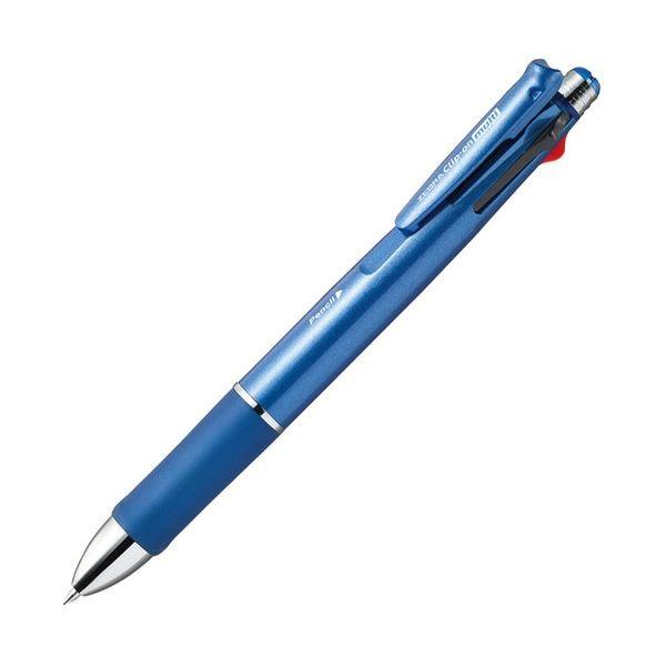 （まとめ） ゼブラ 多機能ペン クリップ-オンマルチ 1000 （軸色 青） B4SA2-BL 1本 〔×5セット〕