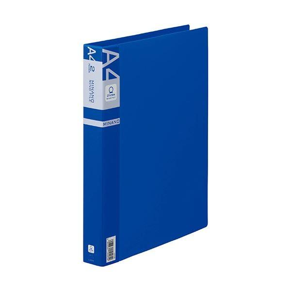 �i�܂Ƃ߁j���C�I�������� �����O�t�@�C��MINANO(�~�i�m) A4�^�e 2�� 200�����e �w��35mm �u���[ RF-223M 1�� �k×10�Z�b�g�l ����s��