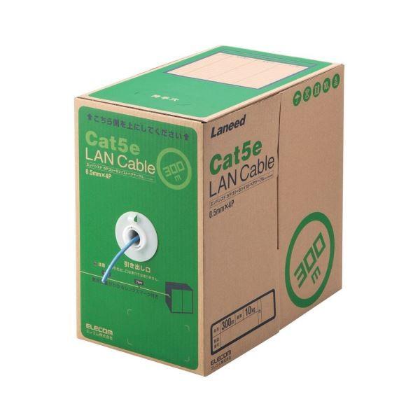 �G���R�� EU RoHS�w�ߏ���LAN�P�[�u��(Cat5e �P��) �u���[ 300m LD-CT2/BU300/RS 1�� ����s��