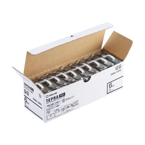 (�܂Ƃ߁j�L���O�W�� �e�v�� PRO�e�[�v�J�[�g���b�W 6mm ��/������ �G�R�p�b�N SS6K-10PN 1�p�b�N(10��)�k×3�Z�b�g�l ����s��