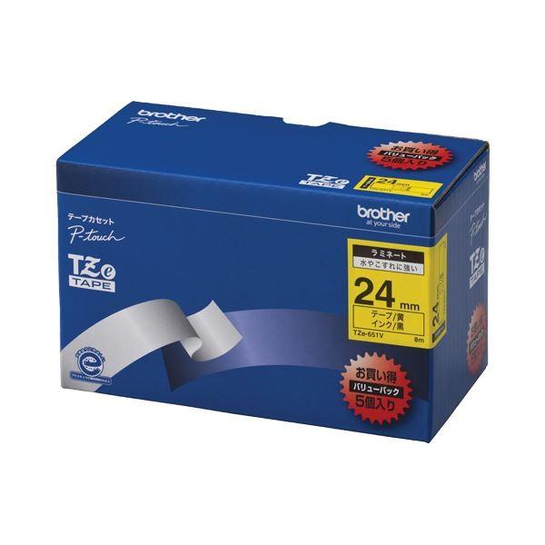 (܂Ƃ߁juU[ BROTHER s[^b` TZee[v ~l[ge[v 24mm / ƖppbN TZE-651V 1pbN(5)k×3Zbgl s