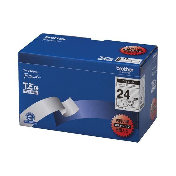 (܂Ƃ߁juU[ BROTHER s[^b` TZee[v ~l[ge[v 24mm / ƖppbN TZE-151V 1pbN(5)k×3Zbgl s