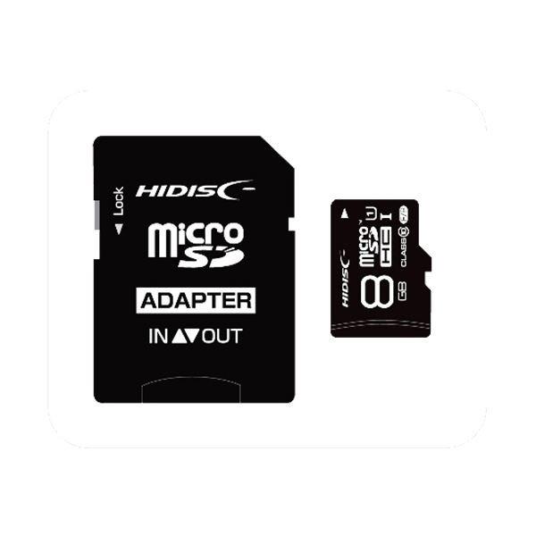 (܂Ƃ) nCfBXN microSDHCJ[h8GB class10 UHS-IΉ SDϊA_v^[t HDMCSDH8GCL10UIJP3 1 k×10Zbgl s