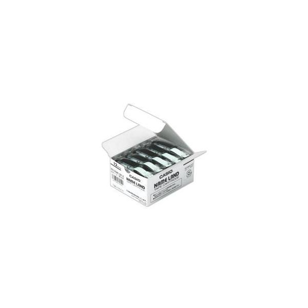 �i�܂Ƃ߁j �J�V�I(CASIO) NAME LAND�i�l�[�������h�j �X�^���_�[�h�e�[�v 12mm �����i�������j 5��×2�p�b�N ����s��