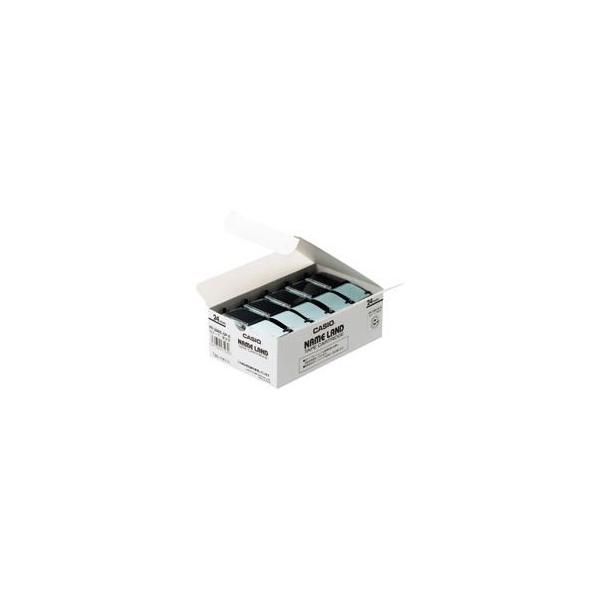 �i�܂Ƃ߁j �J�V�I(CASIO) NAME LAND�i�l�[�������h�j �X�^���_�[�h�e�[�v 24mm ���i�������j 5�{��×6�p�b�N ����s��