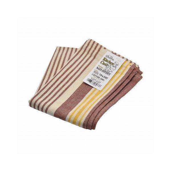 KITCHEN CLOTH BROWN/YELLOW Lb` NX S459-189BRY DULTON _g  킢 s