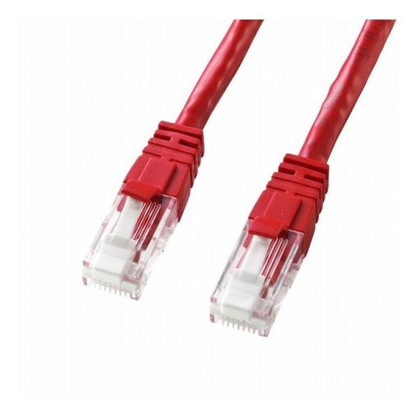 �ߐ܂�h�~�J�e�S��6LAN�P�[�u�� KB-T6TS-01RN ����s��