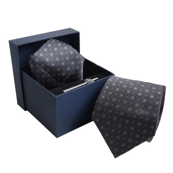 ダニエルウェリントン ネクタイ&タイバー&カフス 3点セットGRAY DW02800017(代引不可)【送料無料】 ダニエルウェリントン ネクタイ&タイバー&カフス 3点セットGRAY