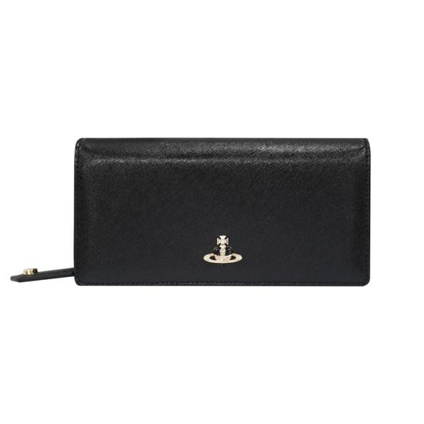 Vivienne Westwood 折財布 黒 シンプル 金 型押し エナメル Vivienne Westwood 折財布 黒 シンプル 金 型押し エナメル 内側に素敵