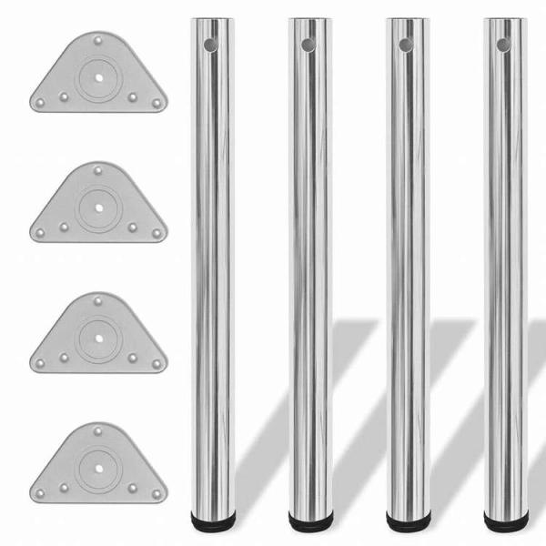 [Release date: April 21, 2025]■高品質のテーブル脚4点セットは、朝食バー、テーブル、調理台、デスクなどの交換用脚として活用できます。 テーブル脚は、高品質の素材でできており、とても頑丈で安定しています。足部には...