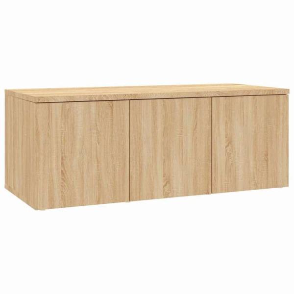 vidaXL TVキャビネット ソノマオーク 80x34x30cm エンジニアリングウッド 家具 AVラック・テレビ台