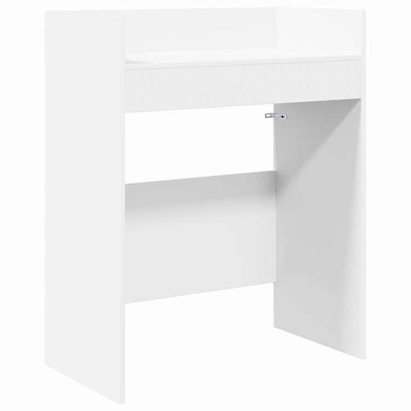 vidaXL DJテーブル ホワイト 102 x 45 x 102 cm エンジニアードウッド家具 オフィス家具 作業用テーブルホワイト 代引不可