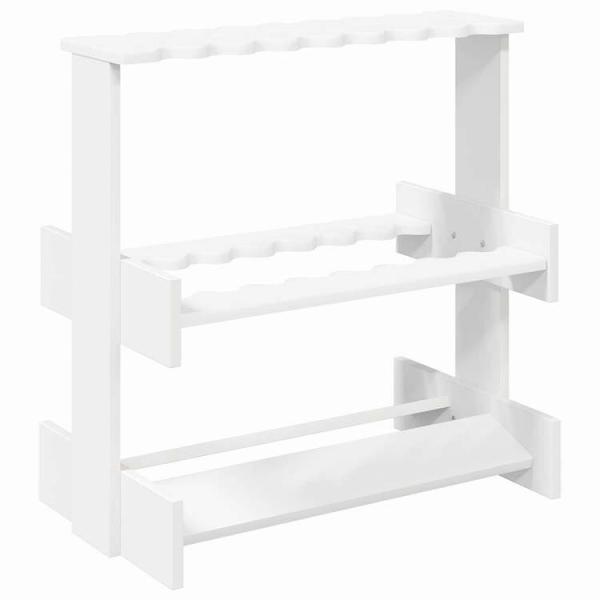 vidaXL ビリヤードキュースタンド エンジニアードウッド 60 x 35 x 60 cm ホワイトスポーツグッズ インドアゲーム ビリヤード 代引不可