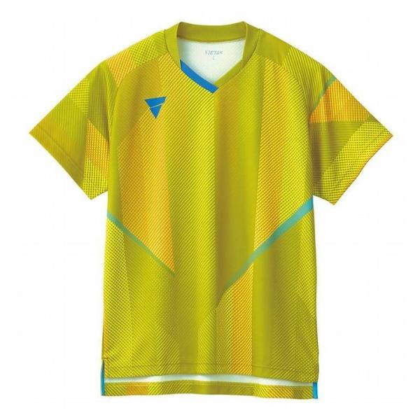 VICTAS 卓球ゲームシャツ V-GS203 男女兼用 031487 カラー イエロー 卓球