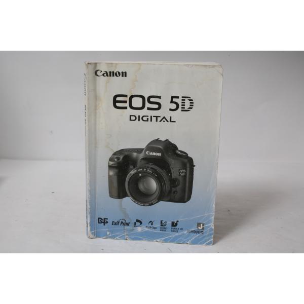 ★中古品★Canon・キヤノン EOS 5Dデジタル 使用説明書！