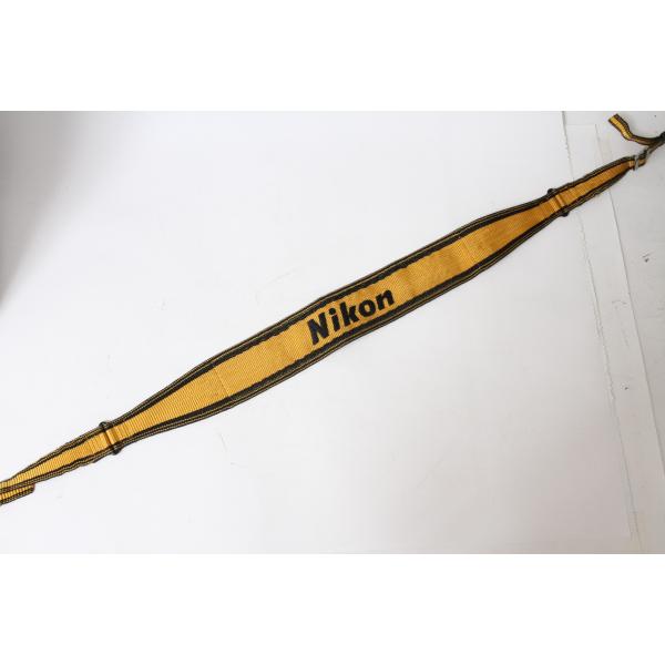 ★中古品★Nikon・ニコン ストラップ 黄/黒！