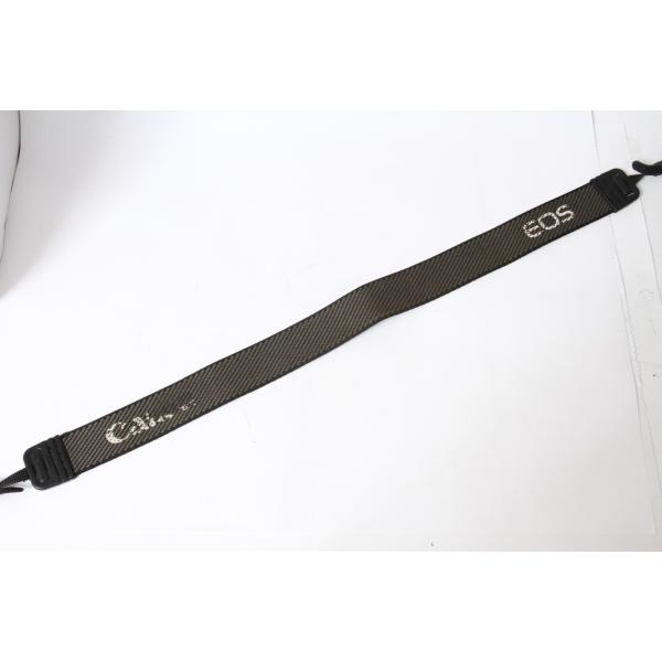 ★中古品★Canon・キヤノン ストラップ 灰/白！
