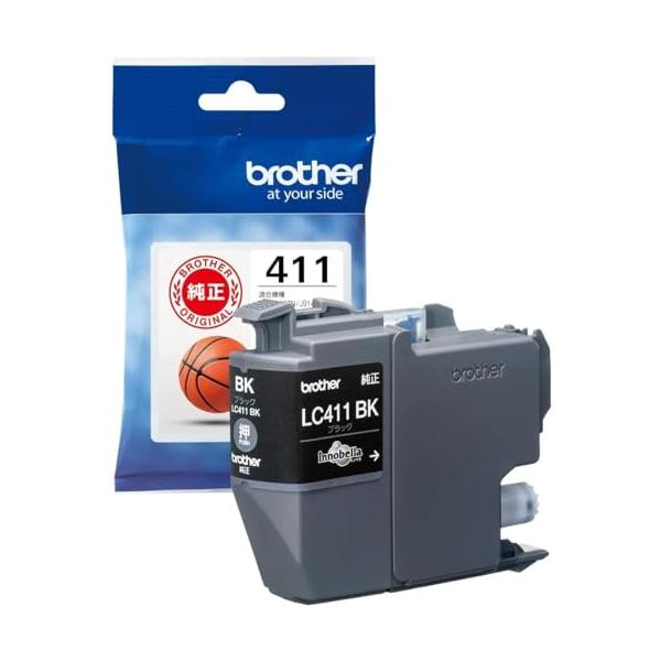 ブラザー工業 ブラザー純正インクカートリッジブラック LC411BK 対応型番:DCP-J926N、MFC-J904N、MFC-J739DN、MFC-J939DN他 小