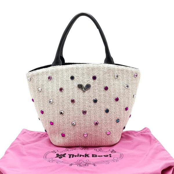 送料無料 超美品 シンクビー! Think Bee! トートバッグ かご 送料無料 超美品 シンクビー! Think Bee! トートバッグ かご