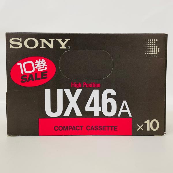 10本セット UX46A SONY ハイポジション CrO2 TYPEII カセットテープ