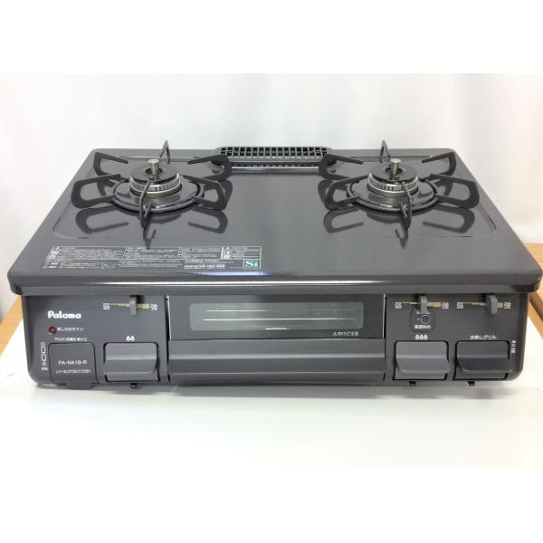 パロマ ガスコンロ 都市ガス用 Paroma 2016年製 PA-N41B-R : いいもの