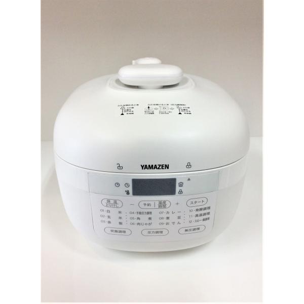 YAMAZEN AYPCB-M220 電気圧力鍋 ホワイト 山善（YAMAZEN） 電気圧力鍋 2.2L YAMAZEN 2021年製 YPCB-M220