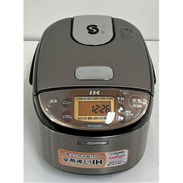 【愛品倶楽部柏店】象印 ZOJIRUSHI 2021年製 3合炊き IH式 炊飯器 NP-GJ05 813B378A5KS._AC_UF350,