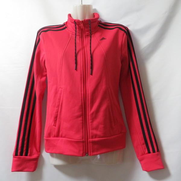 古着　 ピンク ジップアップジャージ adidas（アディダス） 古着 レディースM adidas/アディダス トラック