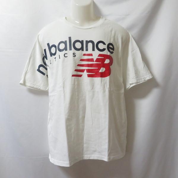 New Balance ニューバランス Tシャツ・カットソー M 白 【古着】【中古】【送料無料】 New Balance（ニューバランス） 古着 メンズM new balance