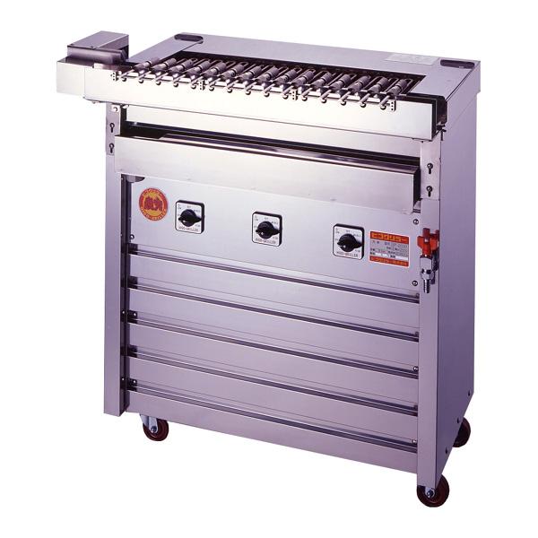 新品）ヒゴグリラー 電気式焼物器(グリラー) クルクル回転串焼機 幅880