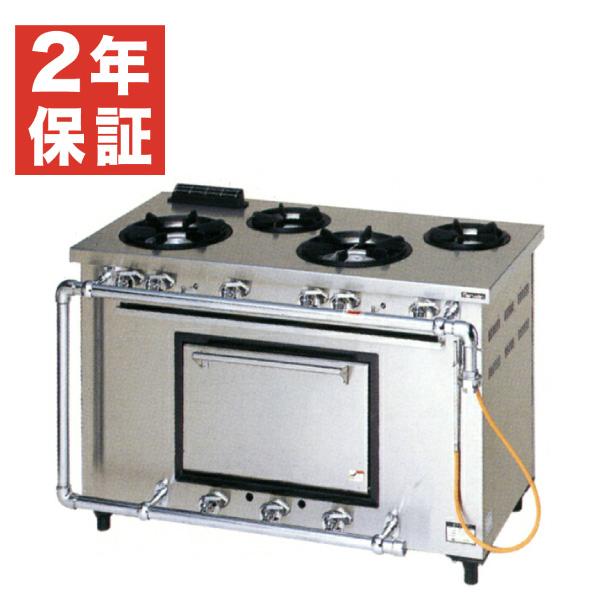 【値下げ】マルゼン　ガスレンジ　MGRD-126D ガステーブルオーブン付 マルゼン（MARUZEN） MGRD-126D 業務用 ガスレンジ デラックスタイプ 4