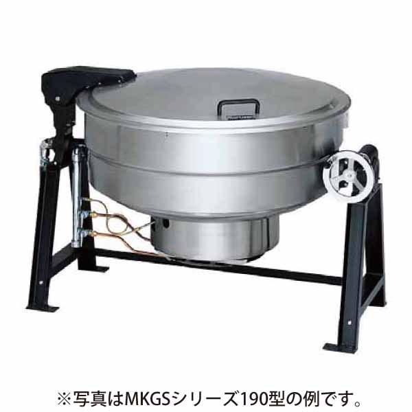 （新品・安心2年保証）マルゼン ガス回転釜 間口1645×奥行1132×釜高さ880(mm) MKGS-T190