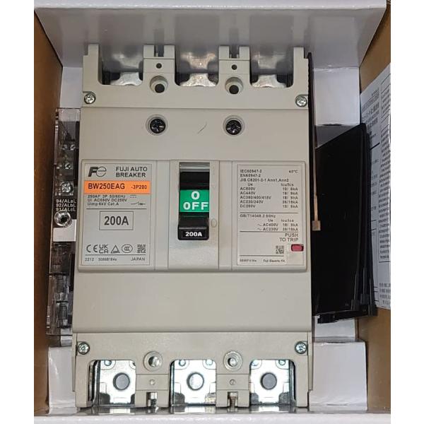 富士電機 BW250EAG-3P200 kA(警報スイッチ端子台付き)汎用一般 富士電機 BW250EAG-3P200 kA(警報スイッチ端子台付き)汎用一般