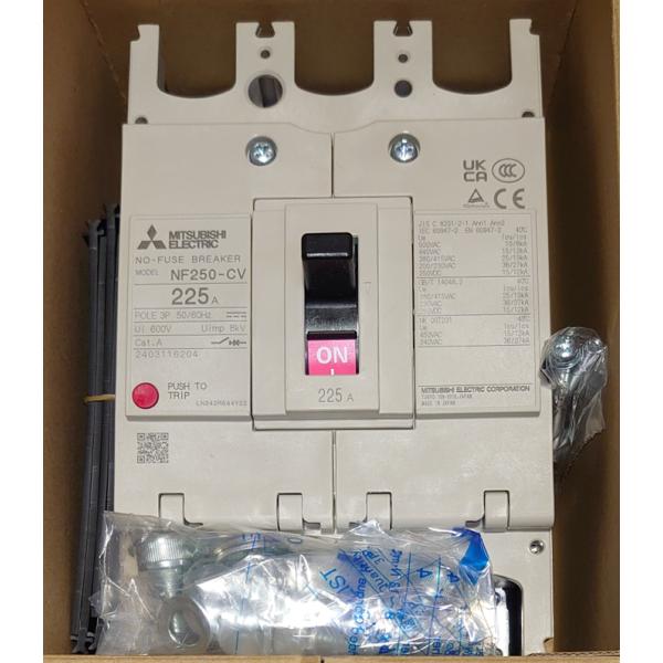 三菱（MITSUBISHI） 三菱電機 NF250-CV 3P 225A (ノーヒューズ