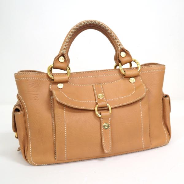 ブギーバッグ ◇ボルドカラー Celine セリーヌ 【美品】 レザー ブギーバッグ ◇ボルドカラー Celine セリーヌ 【美品】 レザー