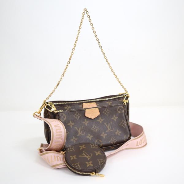 LOUIS アクセソワール VUITTON ミュルティ ポシェット 未使用品 ローズクレール ルイヴィトン 【中古】 モノグラム M44840