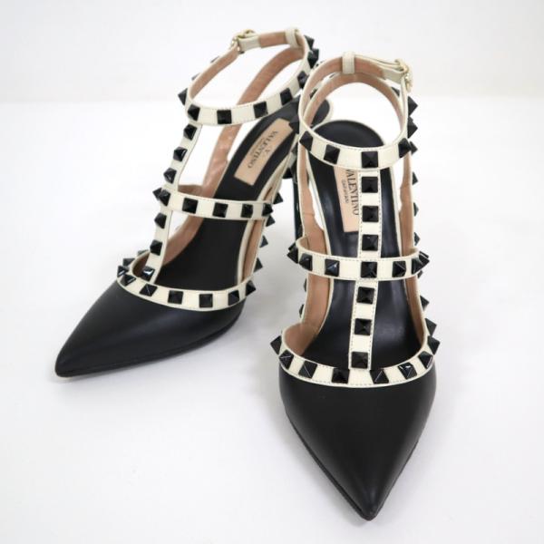 【美品】ヴァレンティノ 37 ロックスタッズ パンプス VALENTINO GARAVANI】ヴァレンティノガラバーニ ロックスタッズ