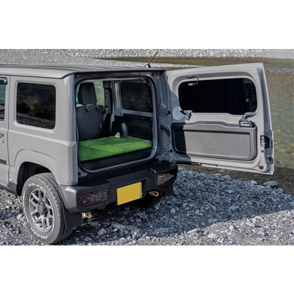 芝人×R.S ジムニー ジムニーシエラ JB64W JB74W ラゲッジマット 人工芝