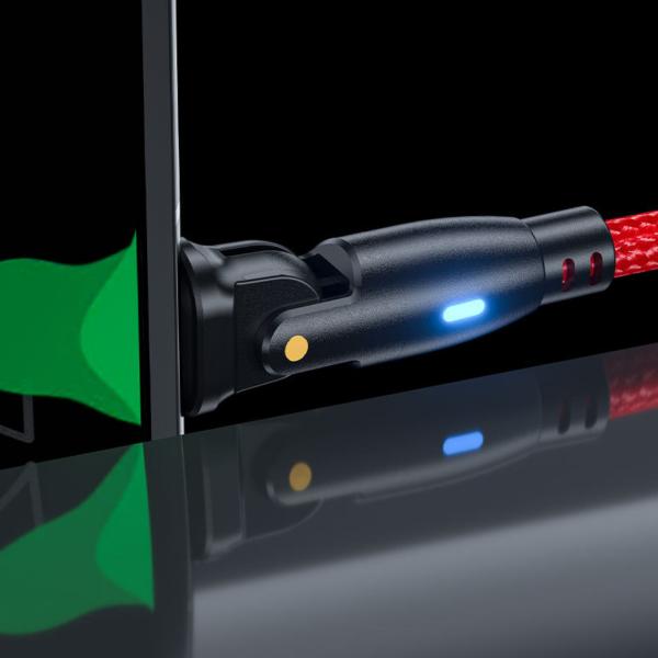 iPhone �[�d�P�[�u�� 180�x ��] ���C�g�j���O 1m 2m 3m �}���[�d �A�C�t�H�� iPhone lightning �X�}�z USB�P�[�u�� �g�� �R�[�h ���i�摜3