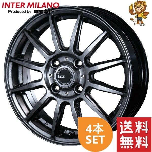 ホイール4本セット BEST LCZ 012 (MDG) 14インチ 4.5J PCD：100/4 イン 