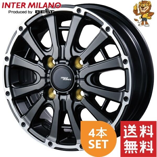 ホイール4本セット BEST MUD BAHN XR-600S (MBK/RP) 12インチ 3.50B 