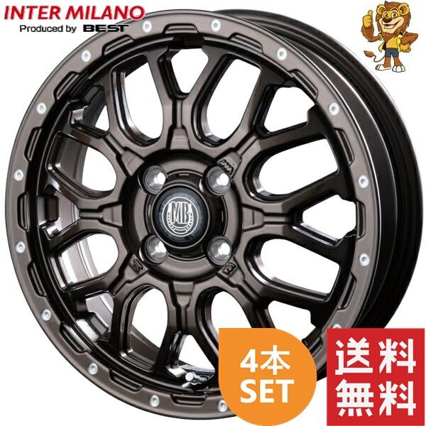 ホイール4本セット BEST MUD BAHN XR-800M (GBR/PP) 14インチ 4.5J PCD