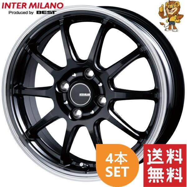 ホイール4本セット BEST INFINITY F10 (BK/RP) 15インチ 4.5J PCD：100