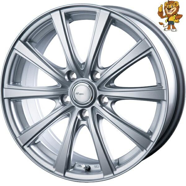 ホイール4本セット BEST AZ sports NR-10 (SI) 17インチ 6.5J PCD：120  