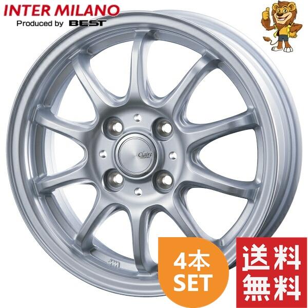 INTER MILANO ホイール4本セット BEST CLAIRE ZT10 (SI) 15