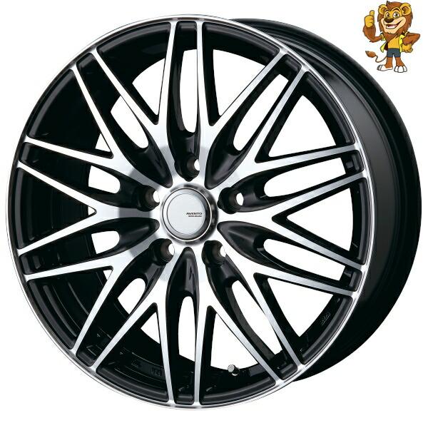 ホイール4本セット BEST AVENTO MR-10 (BK/P) 15インチ 5.5J PCD:100/5H インセット:40 【法人宛て発送限定】【在庫状況要問い合わせ】