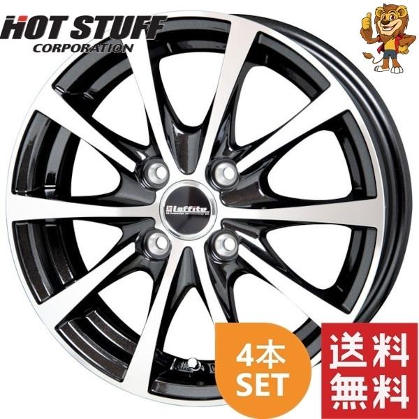Laffite 15インチ ホイール4本セット 4穴 HOT STUFF（ホットスタッフ） ホイール4本セット HOT STUFF Laffite LE