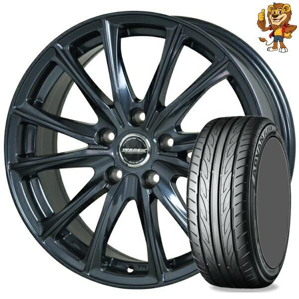 横浜ADVAN FLEVA 91W 215/45R17 レガシィアルミホイール付き