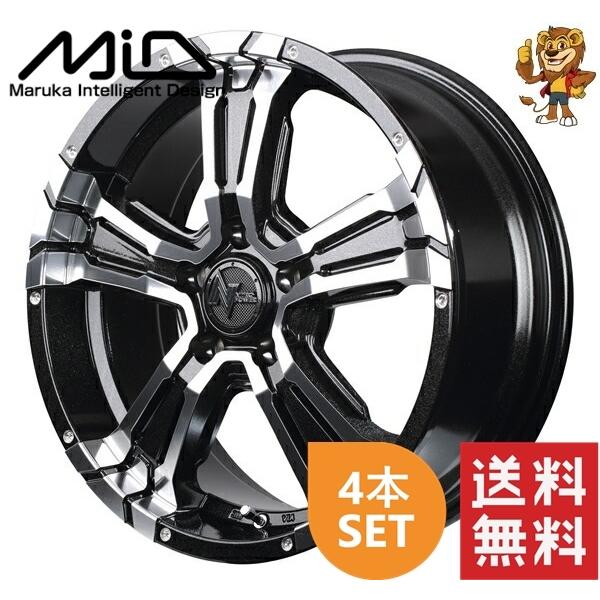 マルカサービス ホイール4本セット MID NITRO POWER CROSS CLAW (BM/MC